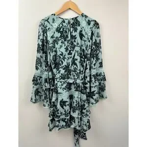 BHLDN | Dresses | Anthropologie Bhldn Camila Longsleeve Chiffon Mini Dress  Size Medium | Poshmark